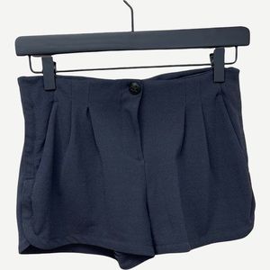 MANGO suit pleated shorts